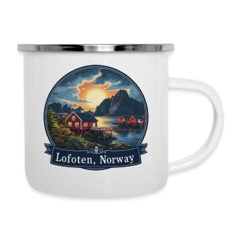 Lofoten Norway - Camper Mug - white - Right