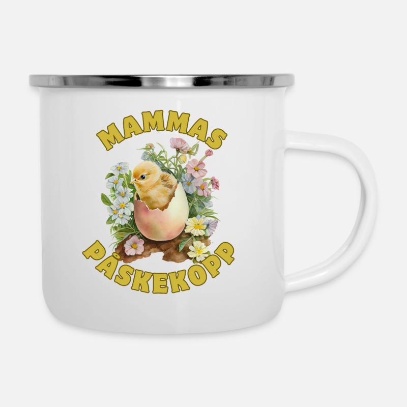 Mum's Easter cup - Happy Easter - Camper Mug - white