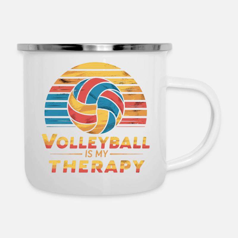 Volleyball - Camper Mug - white