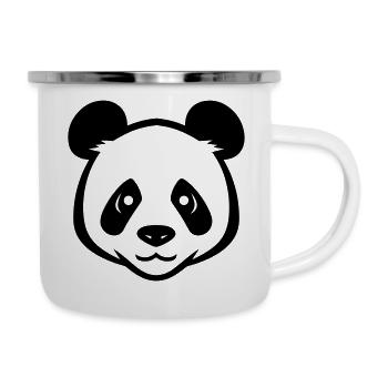 Panda Head - Camper Mug - white - Right