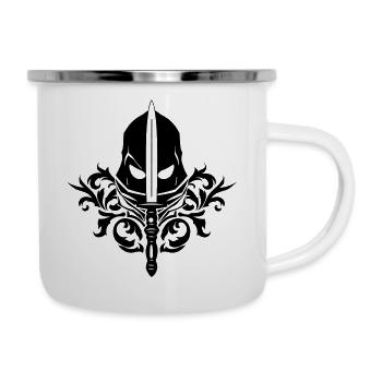 Thief's Symbol – Stealth Emblem - Camper Mug - white - Right