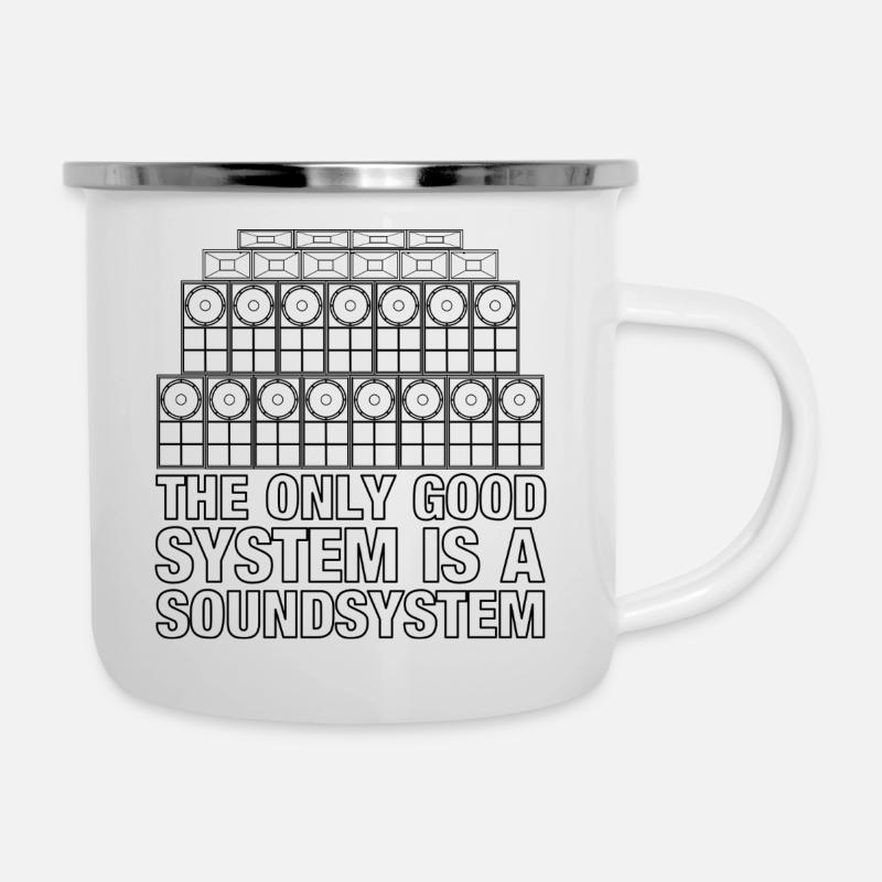 Sound System Reggae Bass Jungle - Camper Mug - white