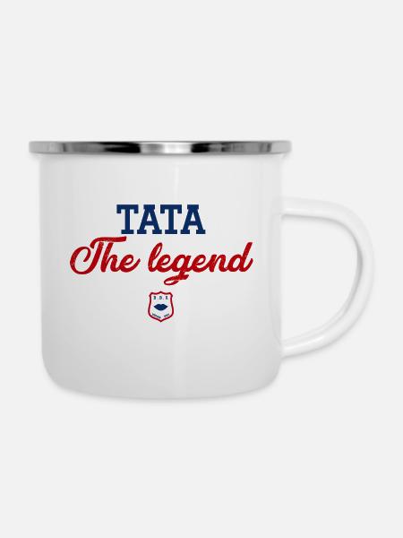 TATA Die Legende - Tata - Emaille-Tasse - Weiß