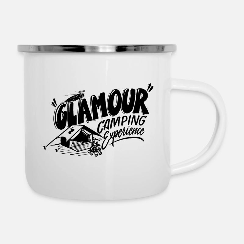 Glamour Camping - Camper Mug - white