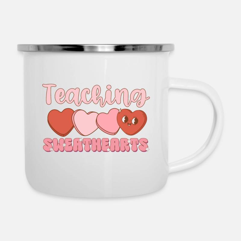 Teaching Sweethearts - Camper Mug - white