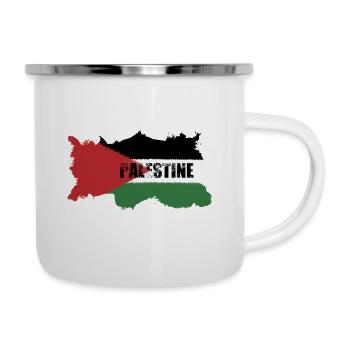 Palästina - Emaille-Tasse - Weiß - Rechts