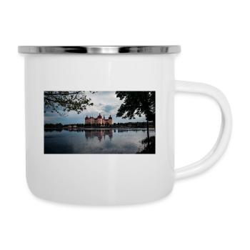 Château de Moritzburg, Dresde, Saxe - Tasse émaillée - blanc - Droite