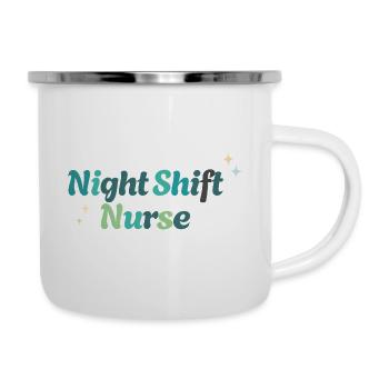 Night shift nurse - Camper Mug - white - Right