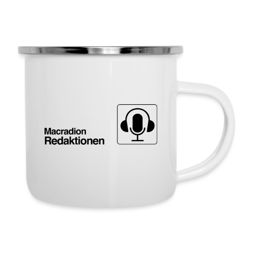 Redaktionen Macradion Svart - Emaljmugg