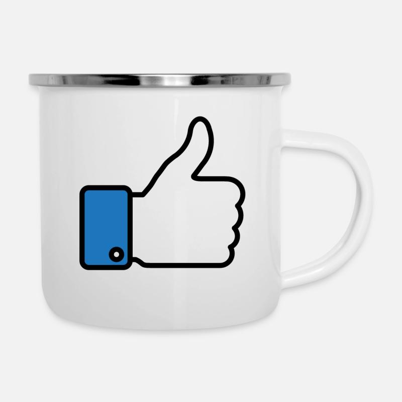 Wie ein Wie! - Emaille-Tasse - Weiß