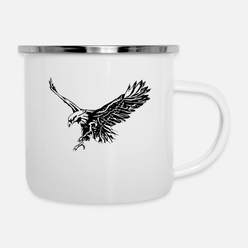 Eagle - Camper Mug - white