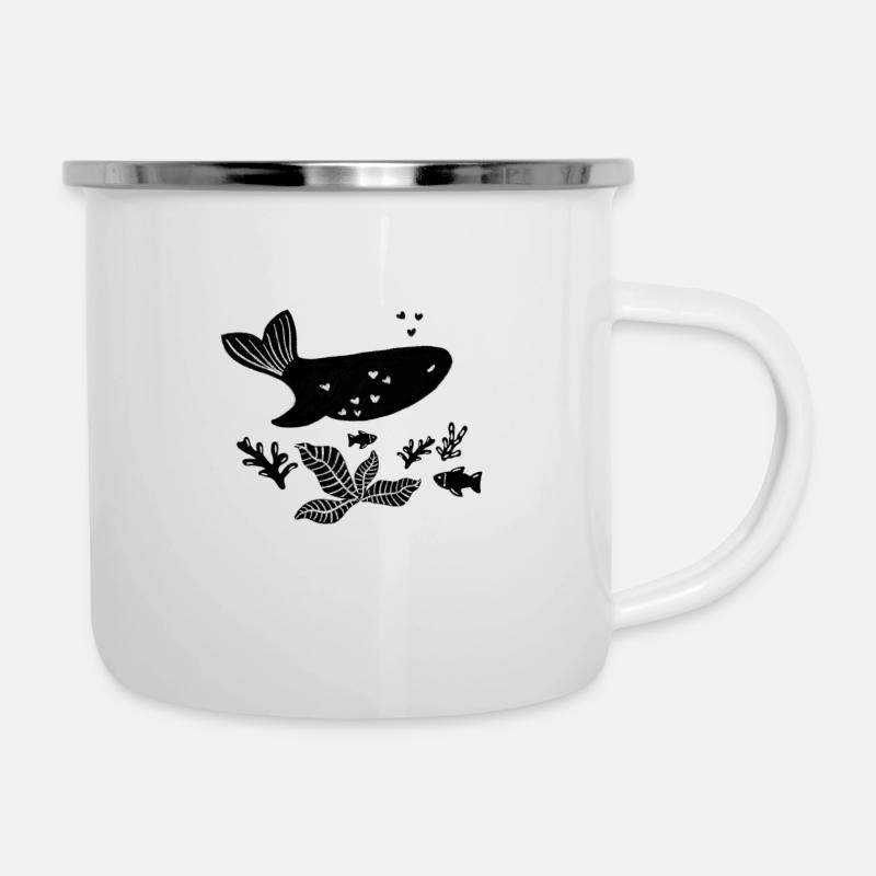 Herzwal - Camper Mug - white