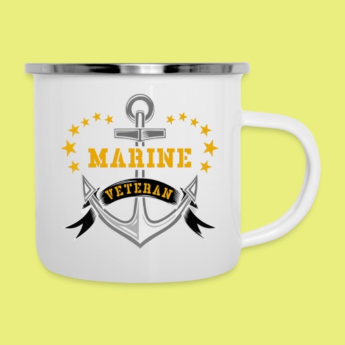 Anker Marine Veteran - Emaille-Tasse