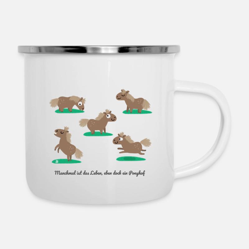 They called it a cookie - Camper Mug - white