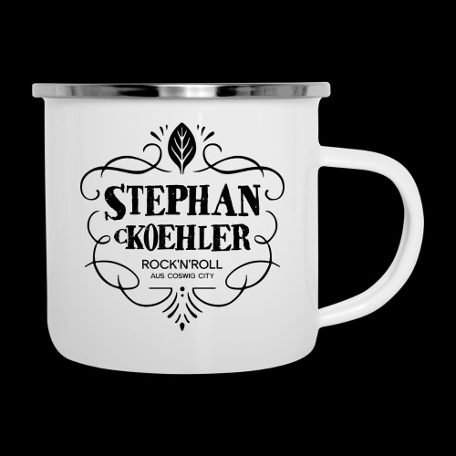 Stephan Ckoehler ☆ Rock'n'Roll aus Coswig City - Emaille-Tasse
