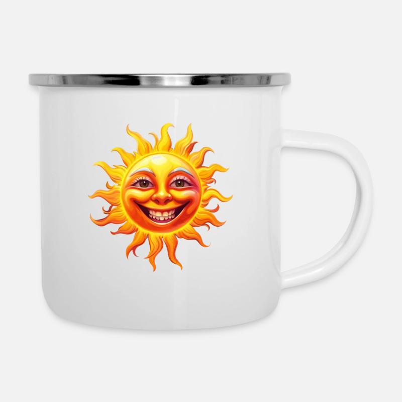 Sunsmile - Camper Mug - white