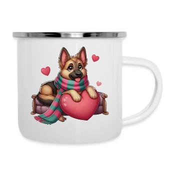 German Shepherd - Camper Mug - white - Right
