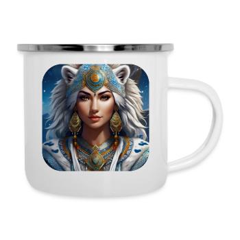 Mystic Animal Shaman - Camper Mug - white - Right