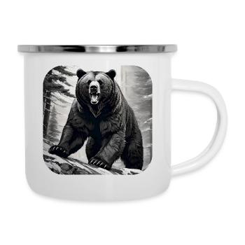 Proud Roaring Bear - Camper Mug - white - Right