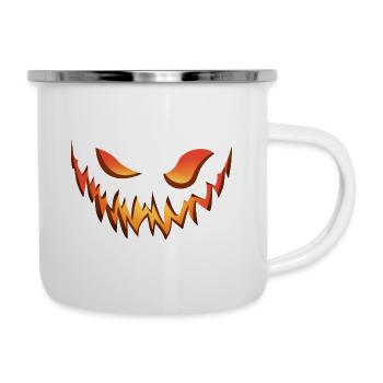 horrible monster for Halloween party - Camper Mug - white - Right