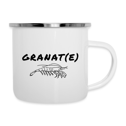 Granat(e) - Emaille-Tasse