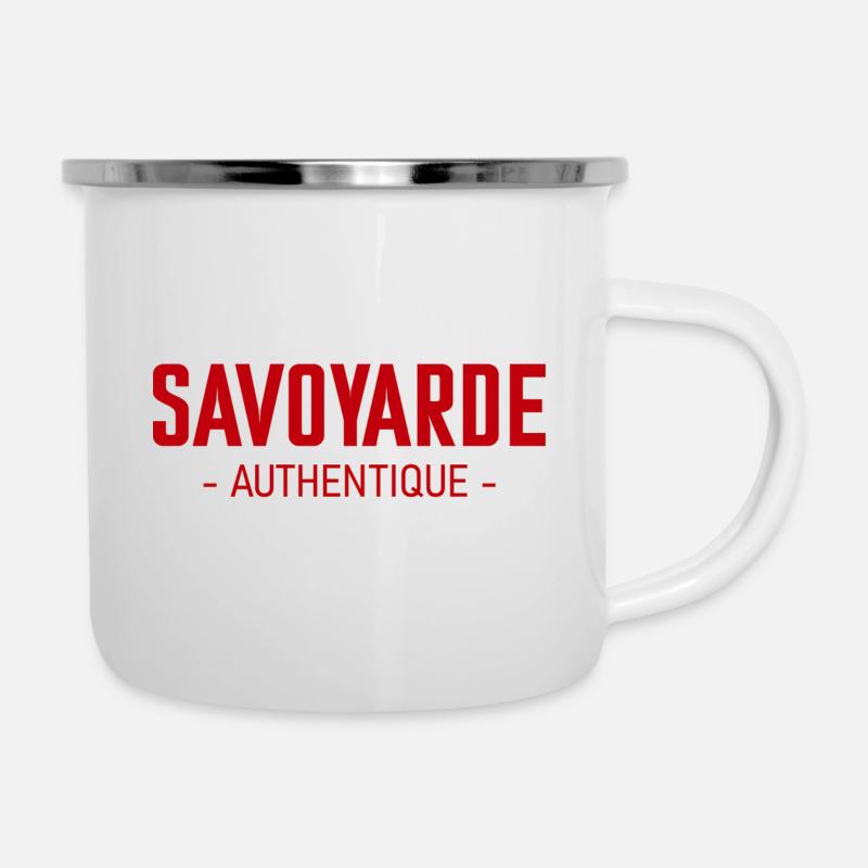 Savoyarde authentique - Tasse émaillée - blanc