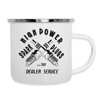 VINTAGE SPARK PLUGS - SPARK PLUGS 2 - Camper Mug - white - Right