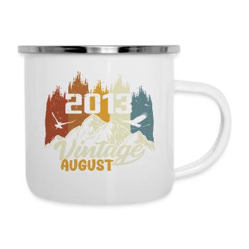 Legendary Since August 2013 Birthday Gift 2013 - Camper Mug - white - Right