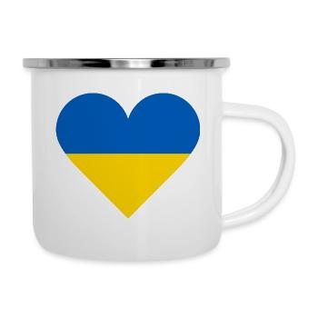 I support Ukraine - Camper Mug - white - Right