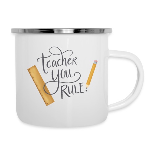 Teacher you rule - Emaljmugg