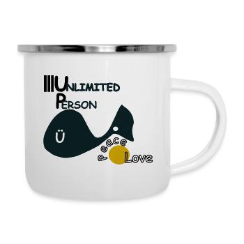 Peace and Love - Camper Mug - white - Right