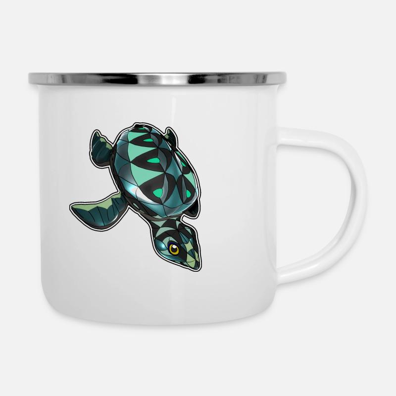 Sea turtle without background - Camper Mug - white