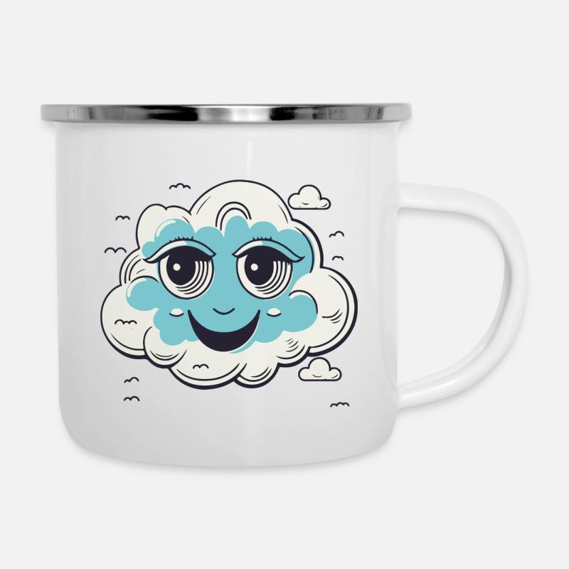 Nuuuuuage - Tasse émaillée - blanc