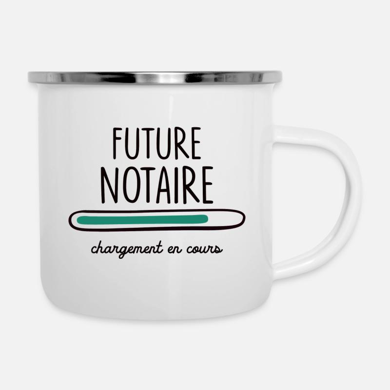 FUTURE NOTARY gift diploma end of studies - Camper Mug - white