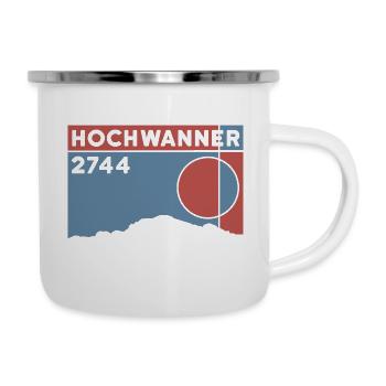 Berg: Hochwanner, mountain tour, ski tour, normal route, hiking - Camper Mug - white - Right
