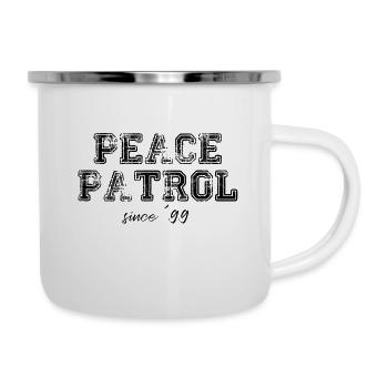 Peace Patrol `99 - Emaille-Tasse - Weiß - Rechts