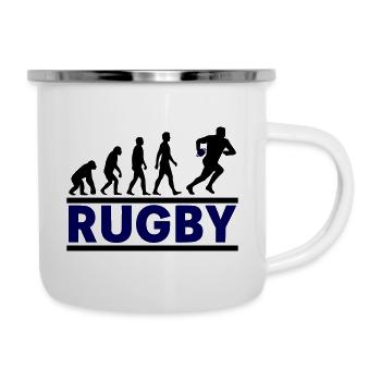 Rugby Evolution Sport Team - Camper Mug - white - Right