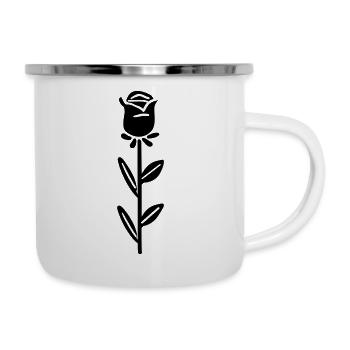 Pink Flower - Camper Mug - white - Right
