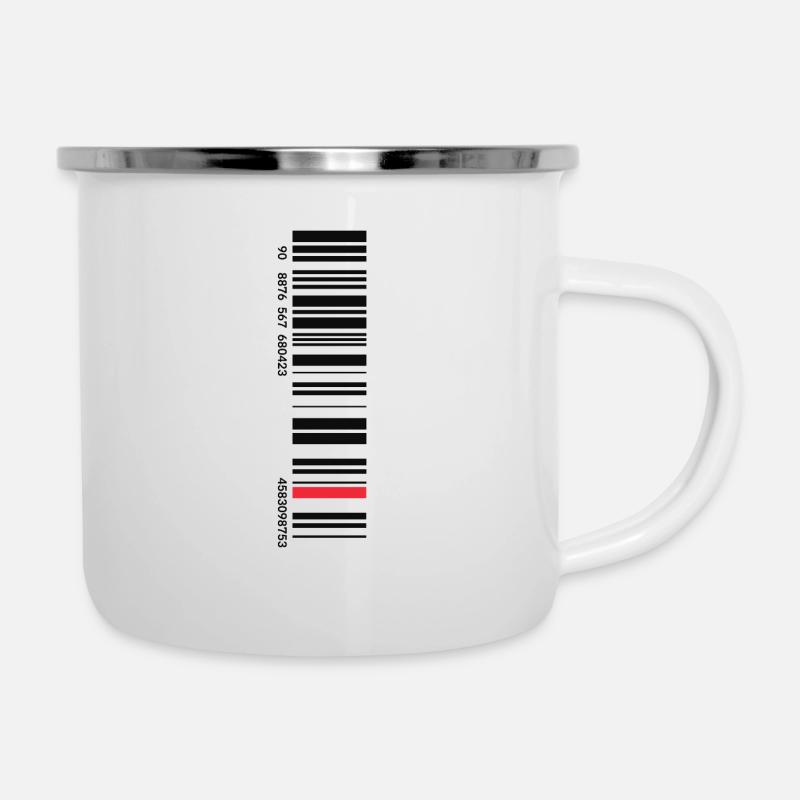 Barcode - Camper Mug - white