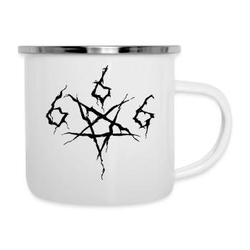 666 Pentagram - Camper Mug - white - Right