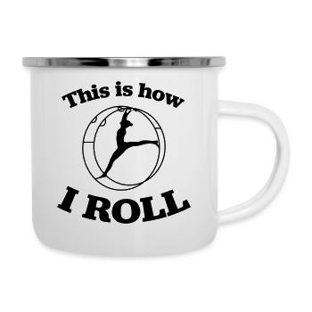 Rhönrad gymnastics Rhönrad sports saying - Camper Mug - white - Right
