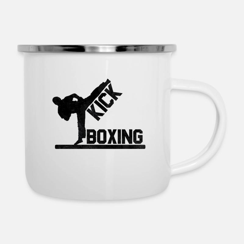 Kickboxer Kickboxing Gift - Camper Mug - white