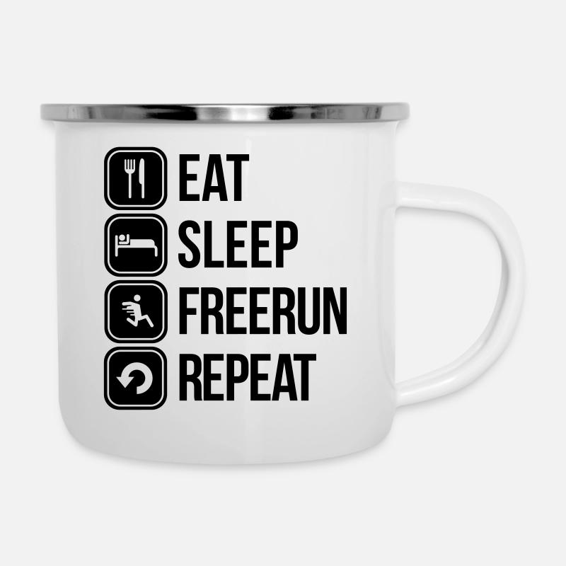 free running - Camper Mug - white
