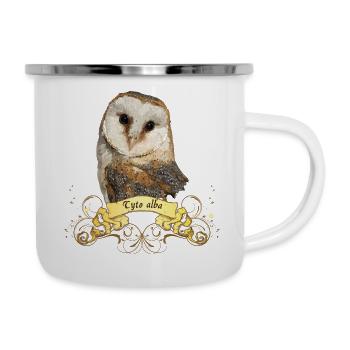 Barn owl - Camper Mug - white - Right