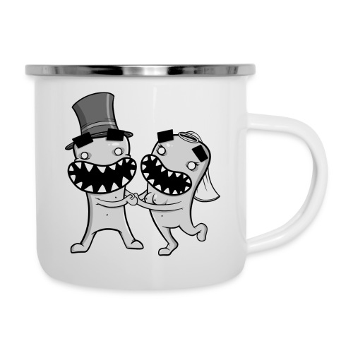 bride and groom - Camper Mug