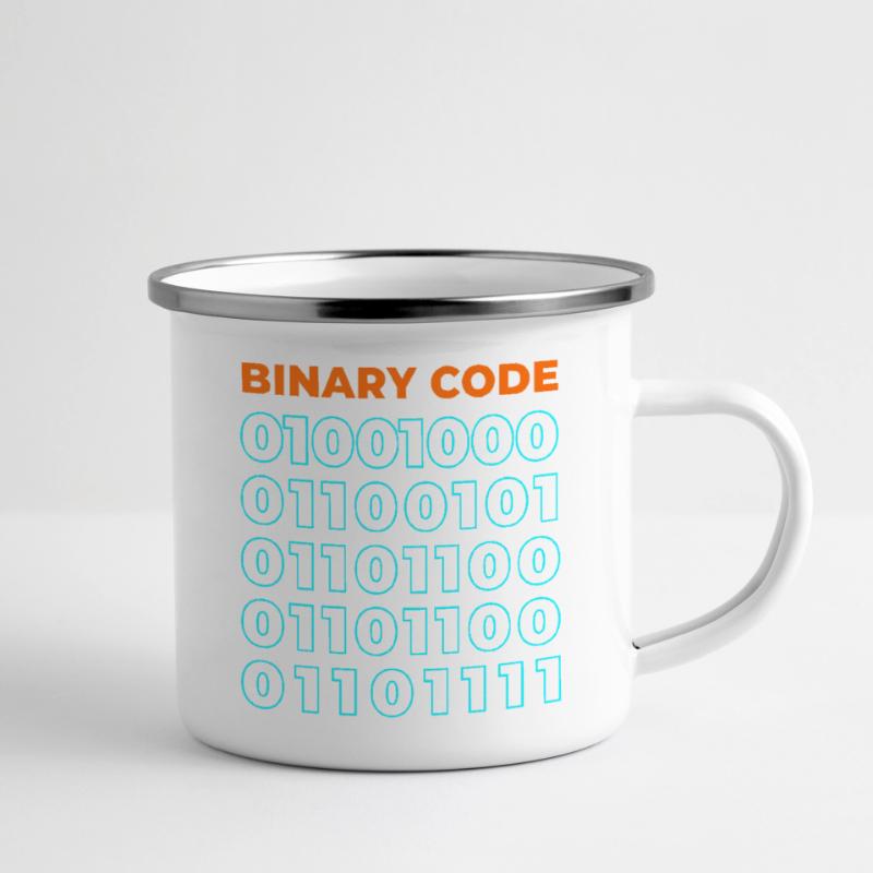 Binary code Camper Mug