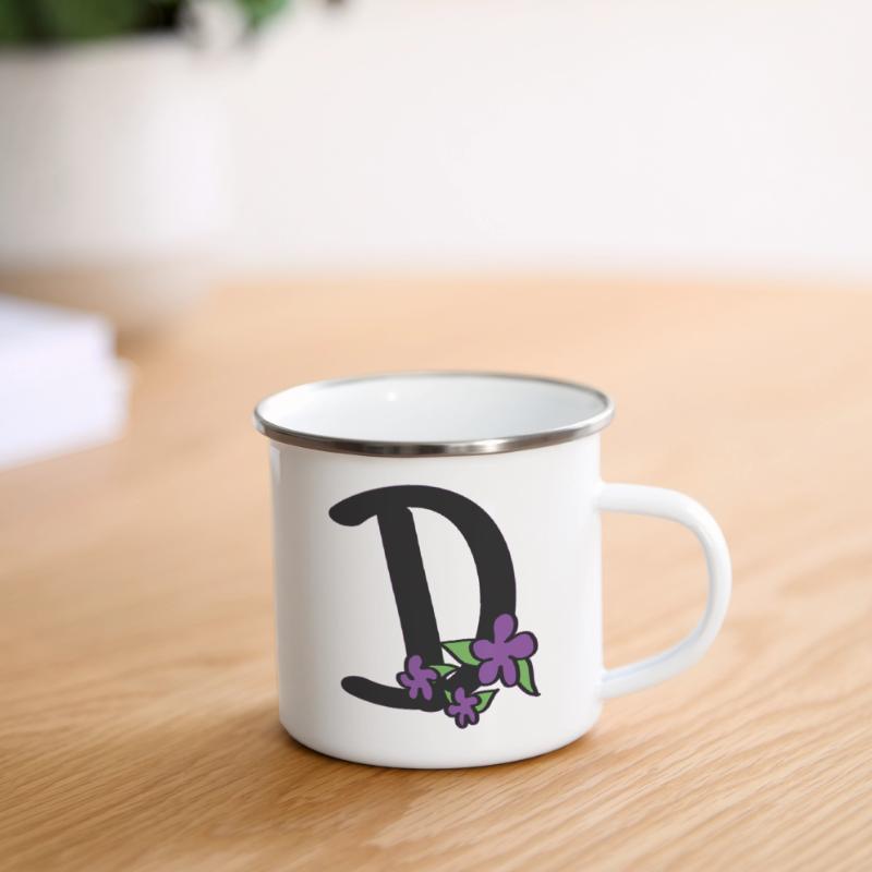 D comme dans assertif Tasse émaillée