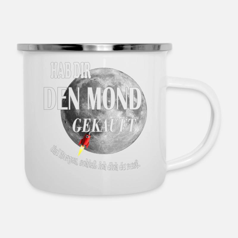 MOON ACHETÉ - Tasse émaillée - blanc