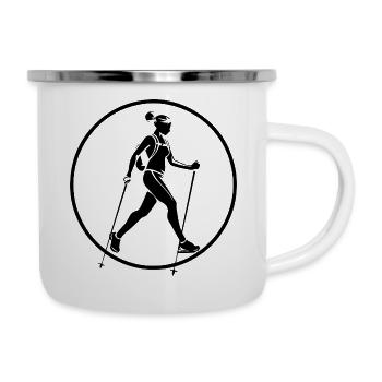 Nordic Walking Sports - Camper Mug - white - Right