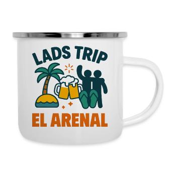 Lads Trip El Arenal Shirt - Camper Mug - white - Right